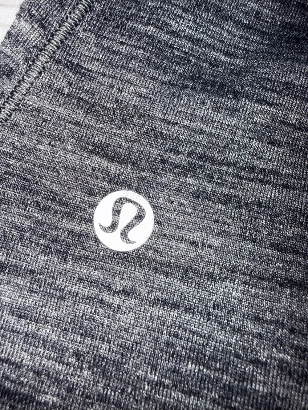 lululemon athletica Women's Heather Black Racerback Tank